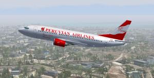 Peruvian_Airlines_B733_departing_SPIM