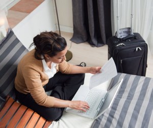 Viajera corporativa hotel